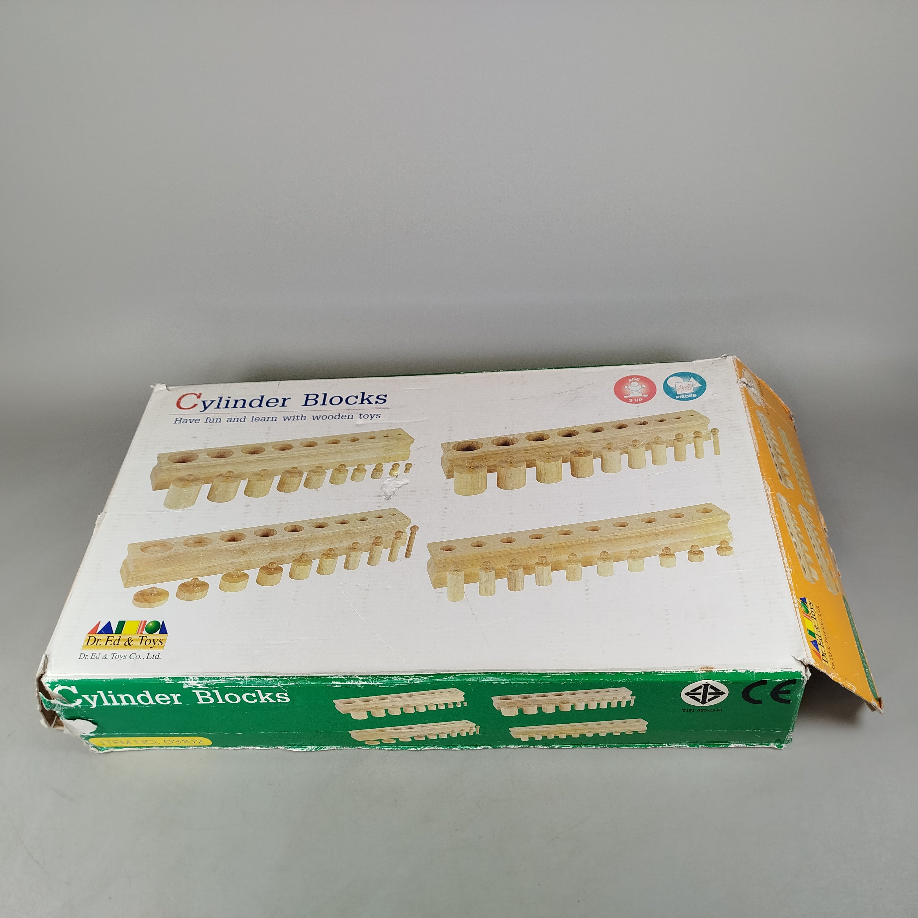 Dr. Ed&Toys CylinderBlocks03102Steckspiel,gebraucht,ab 3 4 5 Jahre | ✅ geprüft